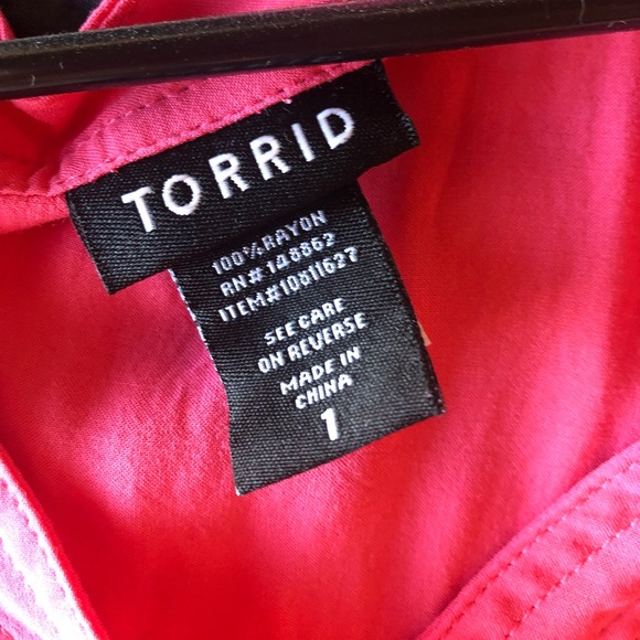 Pink Torrid blouse - Picture 2 of 3